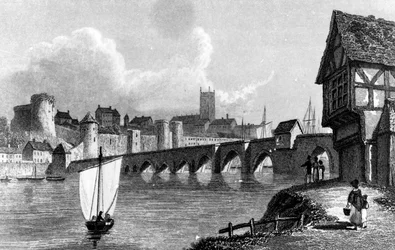 リムリックの城と市、E。フィンデン、1829年